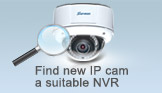 Find new IP cam a suitable NVR