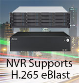 Surveon NVR Supports H.265 eBlast