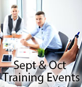 Sept & Oct Training Events